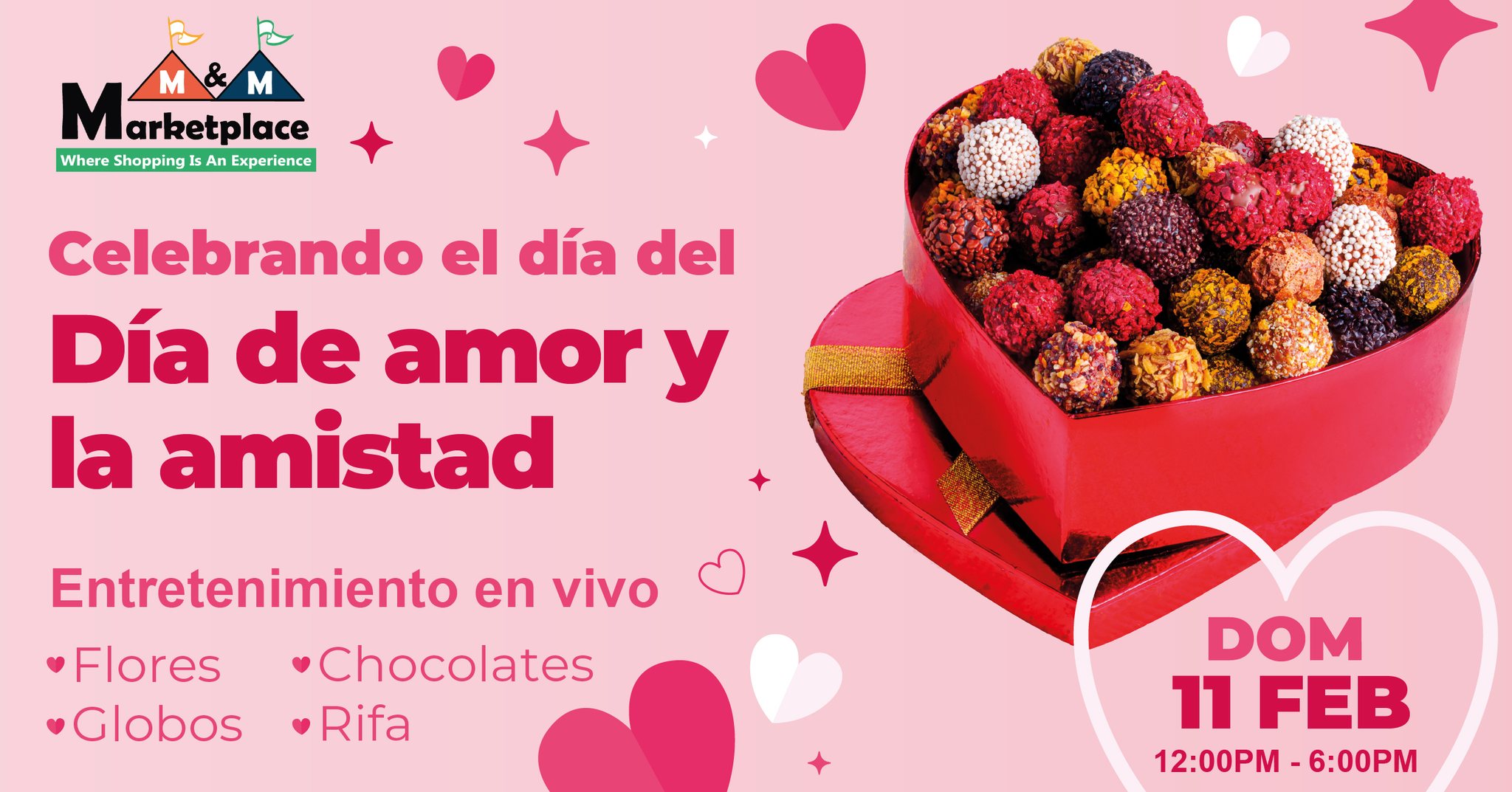 Celebra el amor en M&M Marketplace