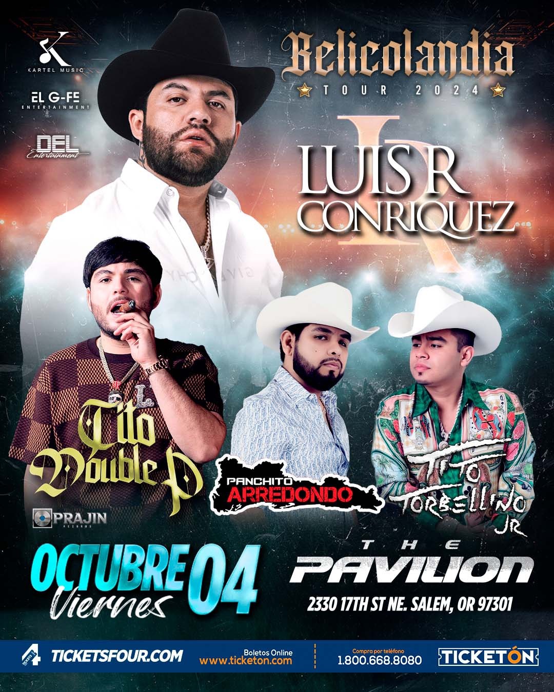 Salem | Así lo Quiso Dios Tour con Luis R Conriquez.