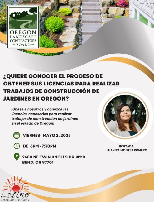 Bend | 馃尶 驴Quieres trabajar legalmente en la construcci贸n de jardines en Oreg贸n? 馃彙