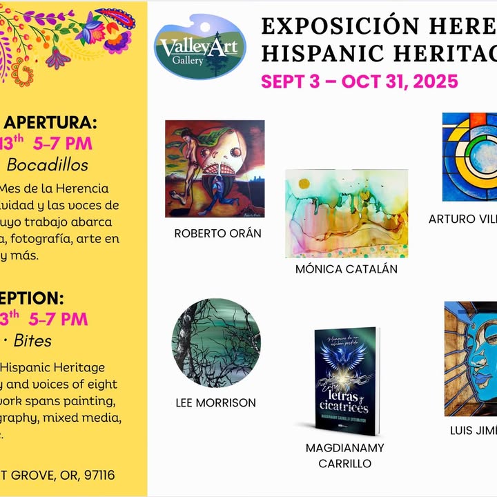 Forest Grove | 🎨✨ Exposición de la Herencia Hispana