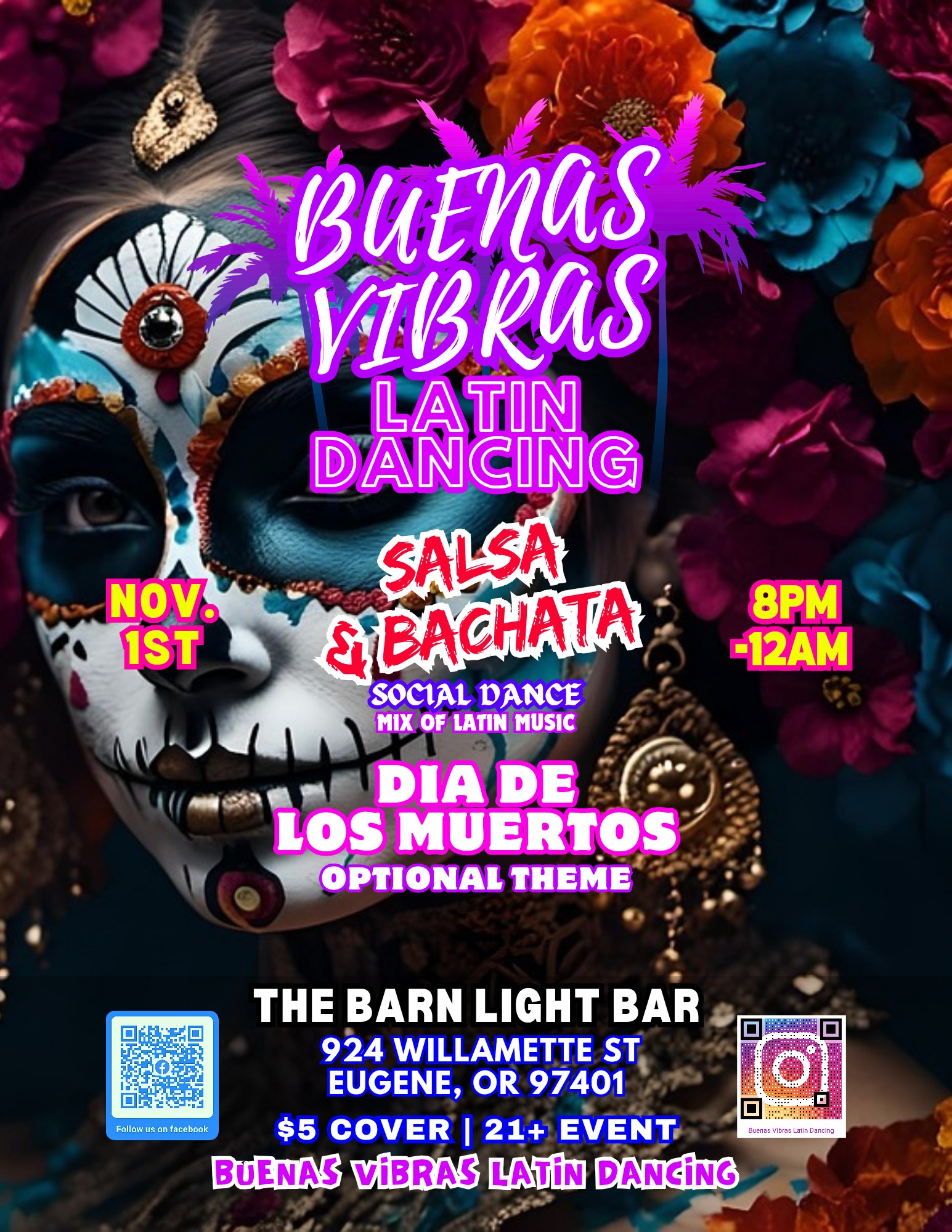 Eugene | 💃🕺 Buenas Vibras – Noche de Baile Social en The Barn Light Bar 🌺✨4