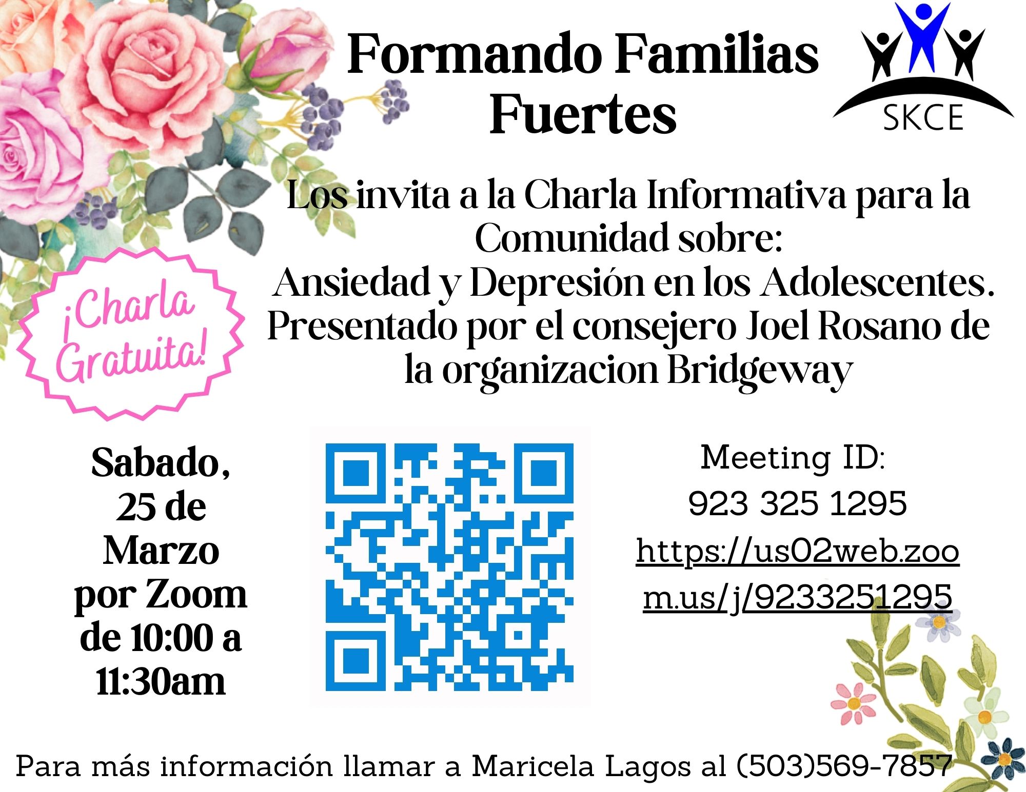 Charla informativa para la comunidad