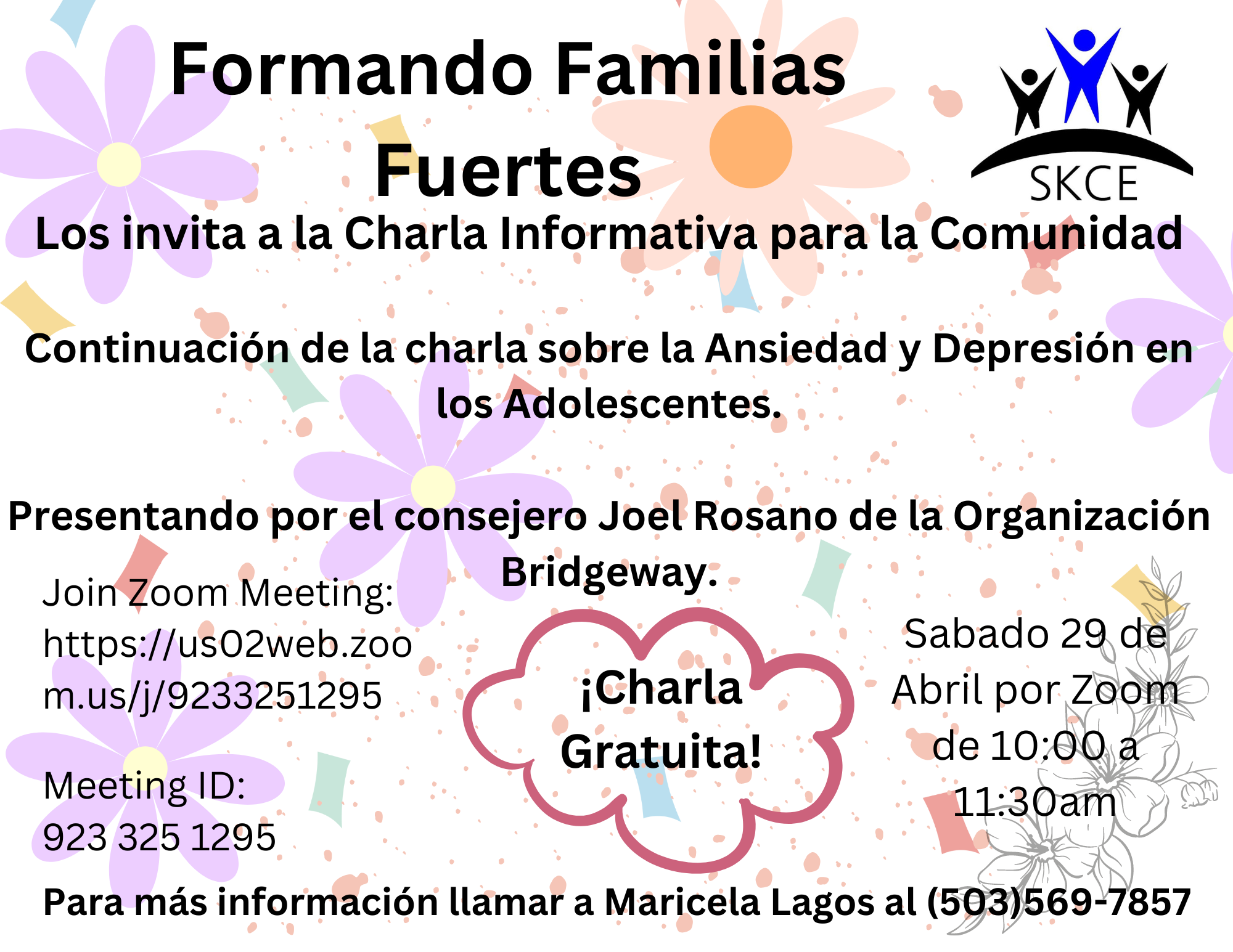 Charla Informativa para la Comunidad